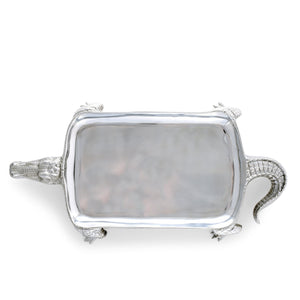 Arthur Court Alligator Alligator Figural Platter