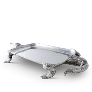 Arthur Court Alligator Alligator Figural Platter