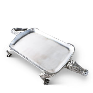 Arthur Court Alligator Alligator Figural Platter
