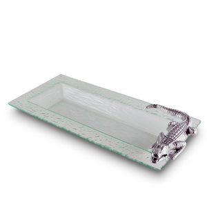 Arthur Court Alligator Alligator Oblong Tray