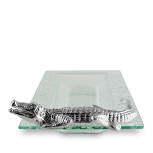 Arthur Court Alligator Alligator Oblong Tray