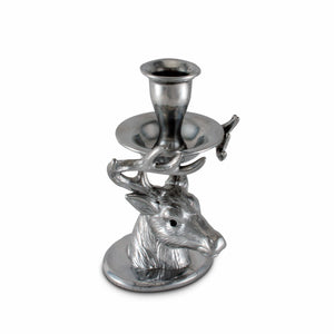 Arthur Court Antler Elk Taper Candle Holders