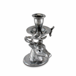 Arthur Court Antler Elk Taper Candle Holders