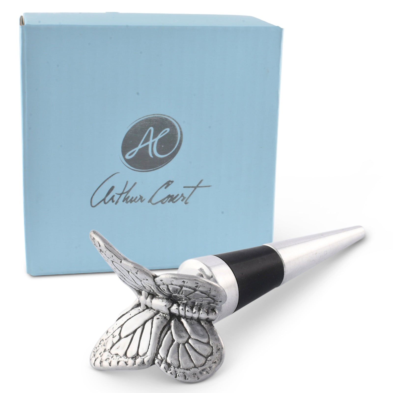 Arthur Court Butterfly Bottle Stopper - Butterfly