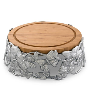 Arthur Court Butterfly Butterfly Cheese Pedestal