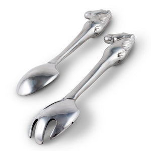 Arthur Court Equestrian Horse Figural Serving Set-Set/2