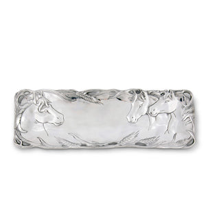 Arthur Court Equestrian Horse Oblong Tray