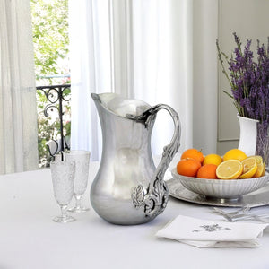 Arthur Court Fleur De Lis Acanthus Pitcher