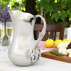 Arthur Court Fleur De Lis Acanthus Pitcher