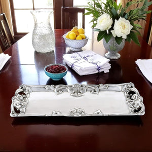 Arthur Court Fleur De Lis Fleur-De-Lis Oblong Tray