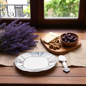 Arthur Court Fleur De Lis Fleur-De-Lis Plate with Server