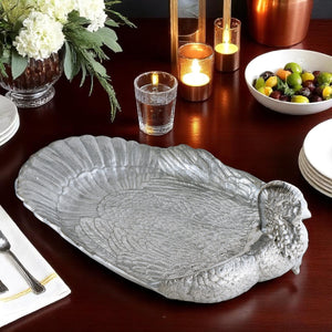 Arthur Court Game Birds Turkey Tray Large