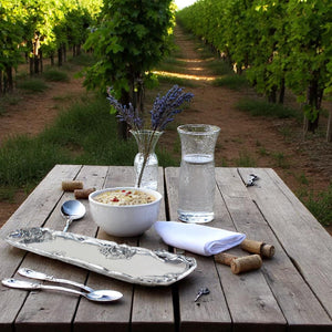 Arthur Court Grape Grape Vineyard Oblong Tray