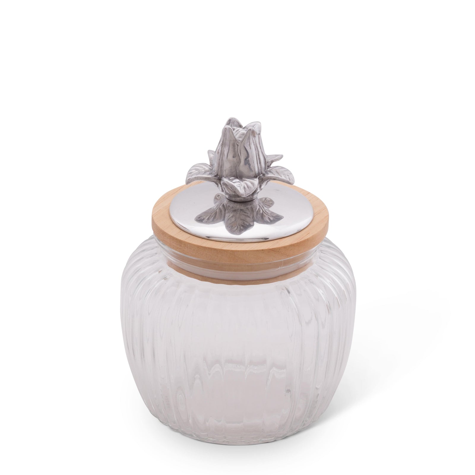 Arthur Court Magnolia Magnolia Knob Glass Canisters