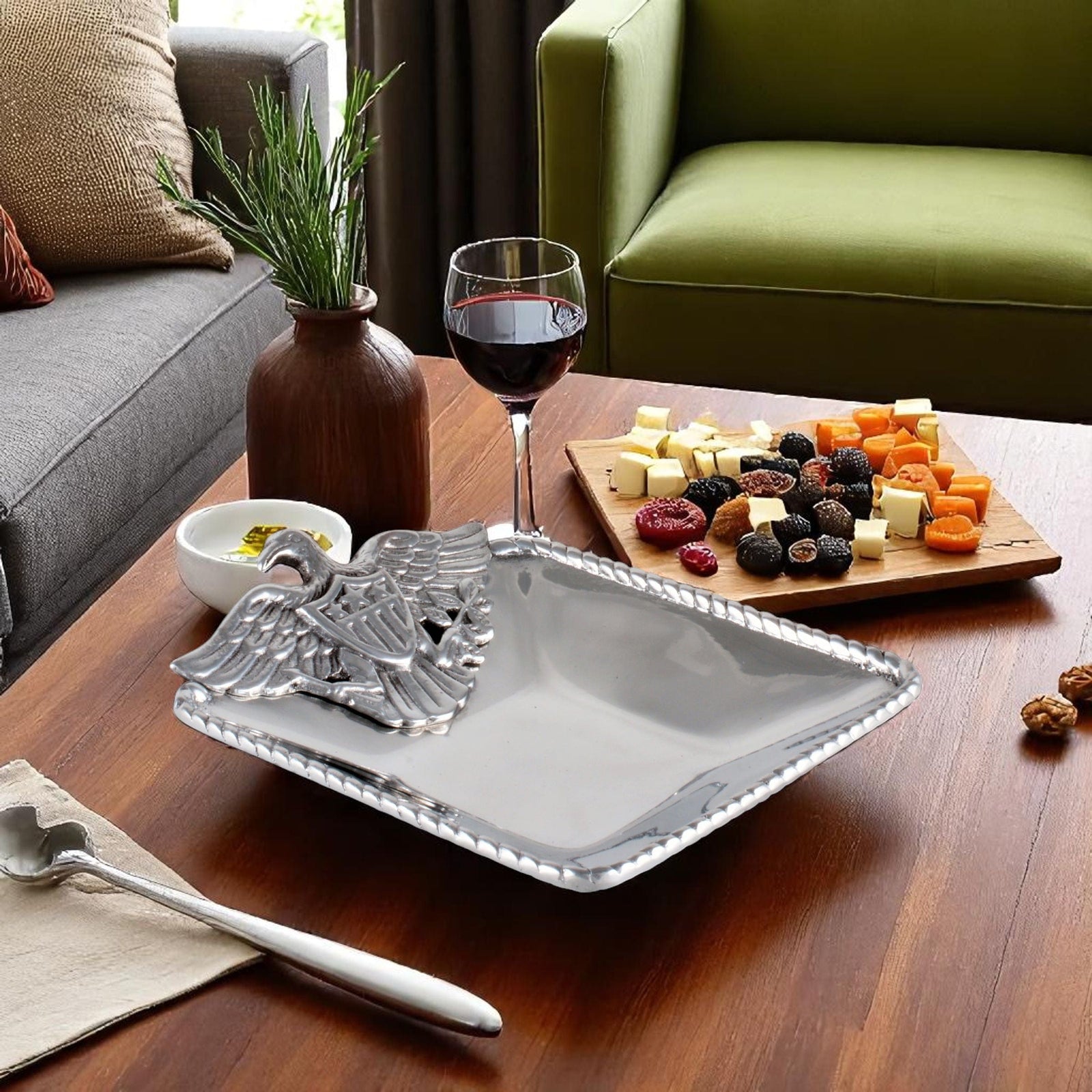 Arthur Court Misc. American Eagle Nut Bowl