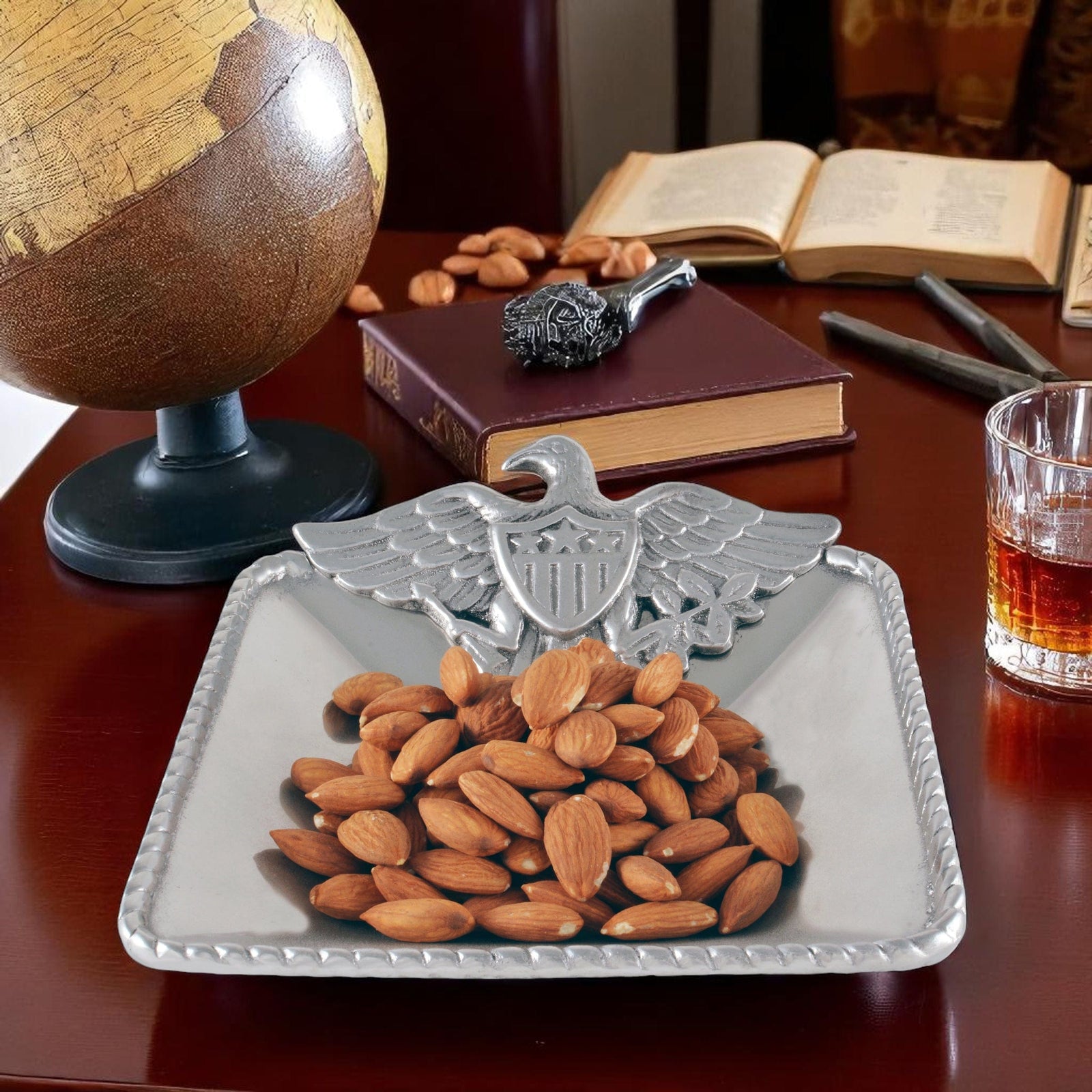 Arthur Court Misc. American Eagle Nut Bowl