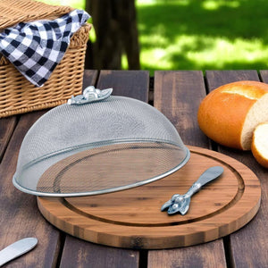 Arthur Court Olive Grove Olive 3 Piece Picnic Cheese Board / Spreader