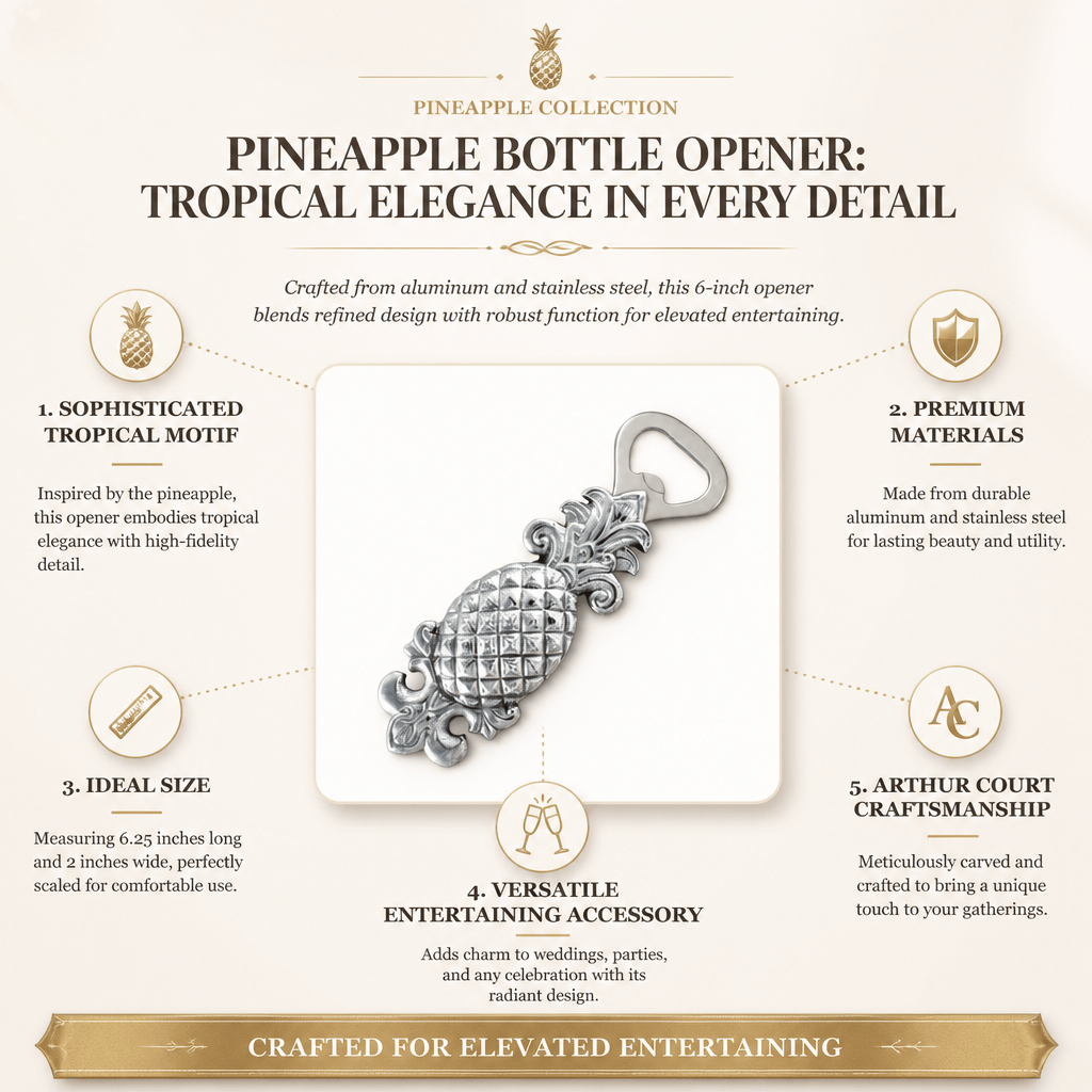 Arthur Court Pineapple Pineapple Bottle Opener