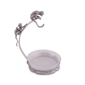 Arthur Court Safari Monkey Banana Holder with Bowl