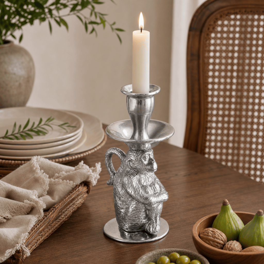 Arthur Court Safari Monkey Candle holders