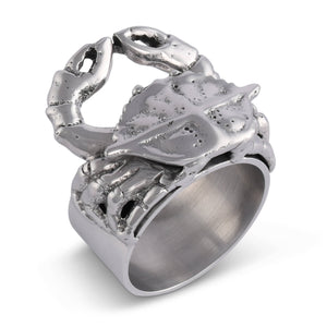 Arthur Court Sea and Shore Crab Napkin Rings - set of 4