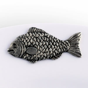 Arthur Court Sea and Shore Fish Melamine Lunch Plates - Set of 4