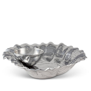 Arthur Court Sea and Shore Oyster W/Pearl Chip & Dip