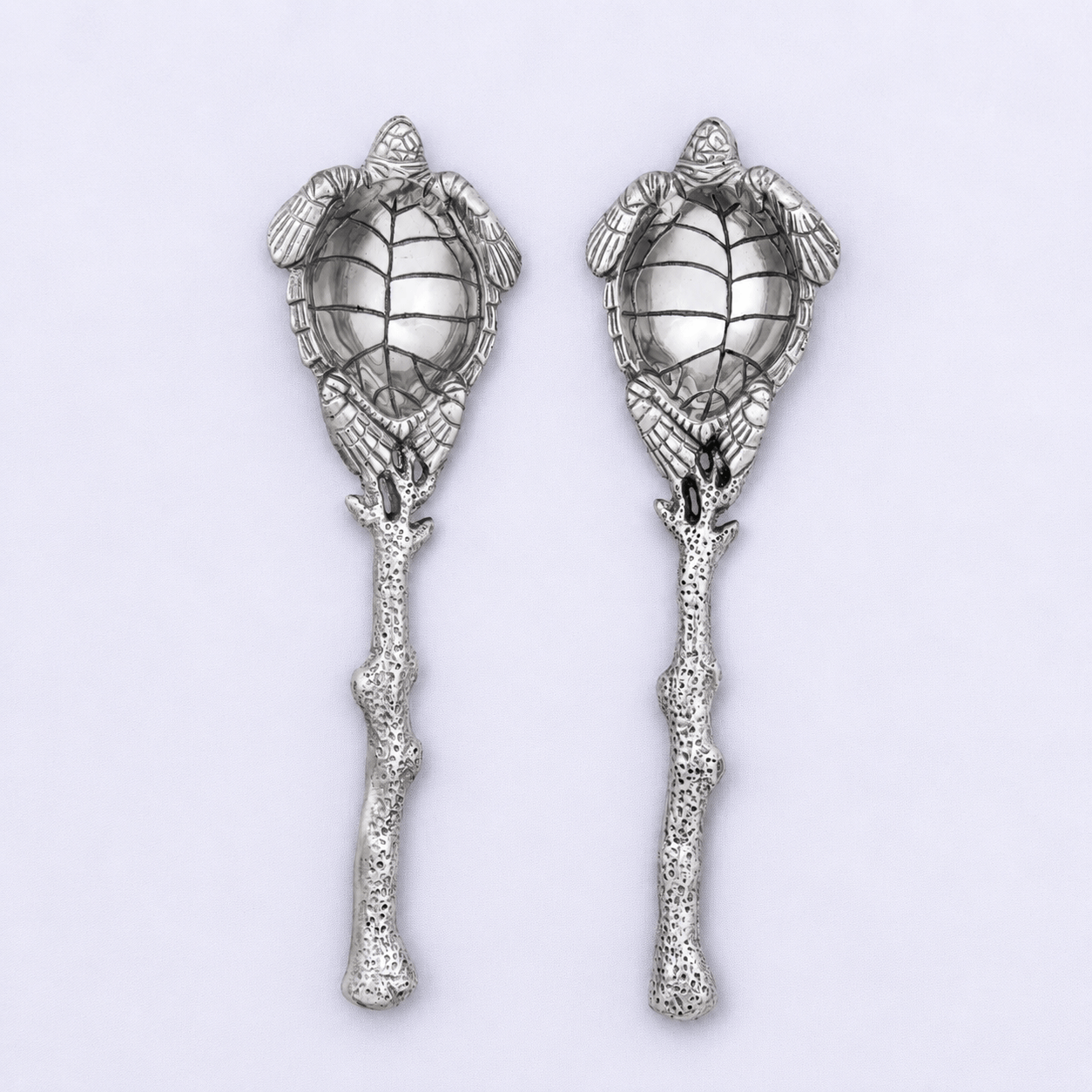 Arthur Court Sea and Shore Sea Turtle Salad Servers