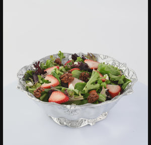 Fleur-De-Lis Salad Bowl 12
