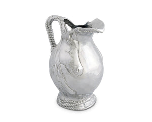 Arthur Court Equestrian Horse and Rope Pitcher