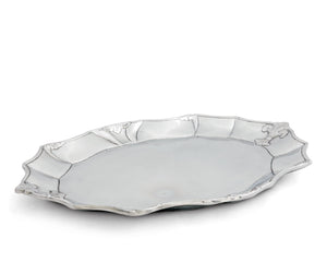 Arthur Court Fleur De Lis Fleur-De-Lis Oval Platter