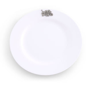 Arthur Court Forest Oak Leaf Melamine Lunch Plates - Set of 4