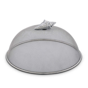 Arthur Court Sea and Shore Conch Shell Stainless Mesh Picnic Cover