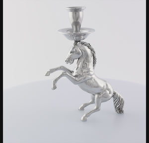 Rearing Horse Candlestick