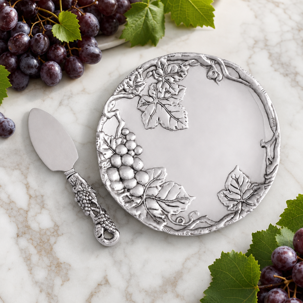 Grape Plate with Server 1