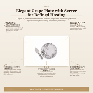 Grape Plate with Server 5