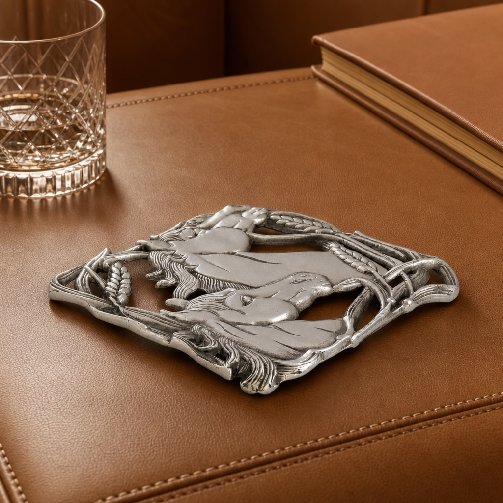 Horse with Wheat Trivet 3