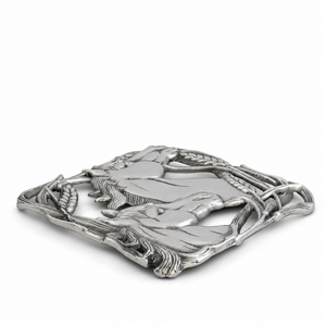 Horse with Wheat Trivet 10