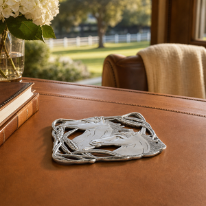 Horse with Wheat Trivet 8