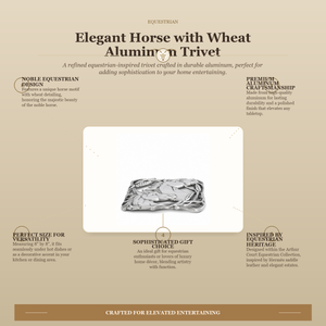 Horse with Wheat Trivet 11