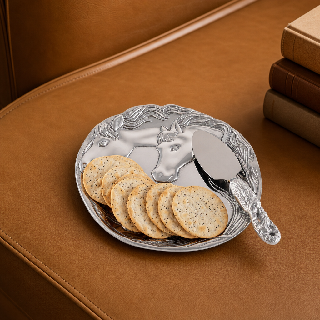 Horse Plate with Server 1