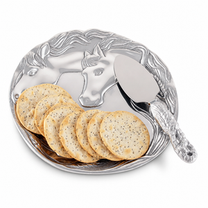 Horse Plate with Server 1