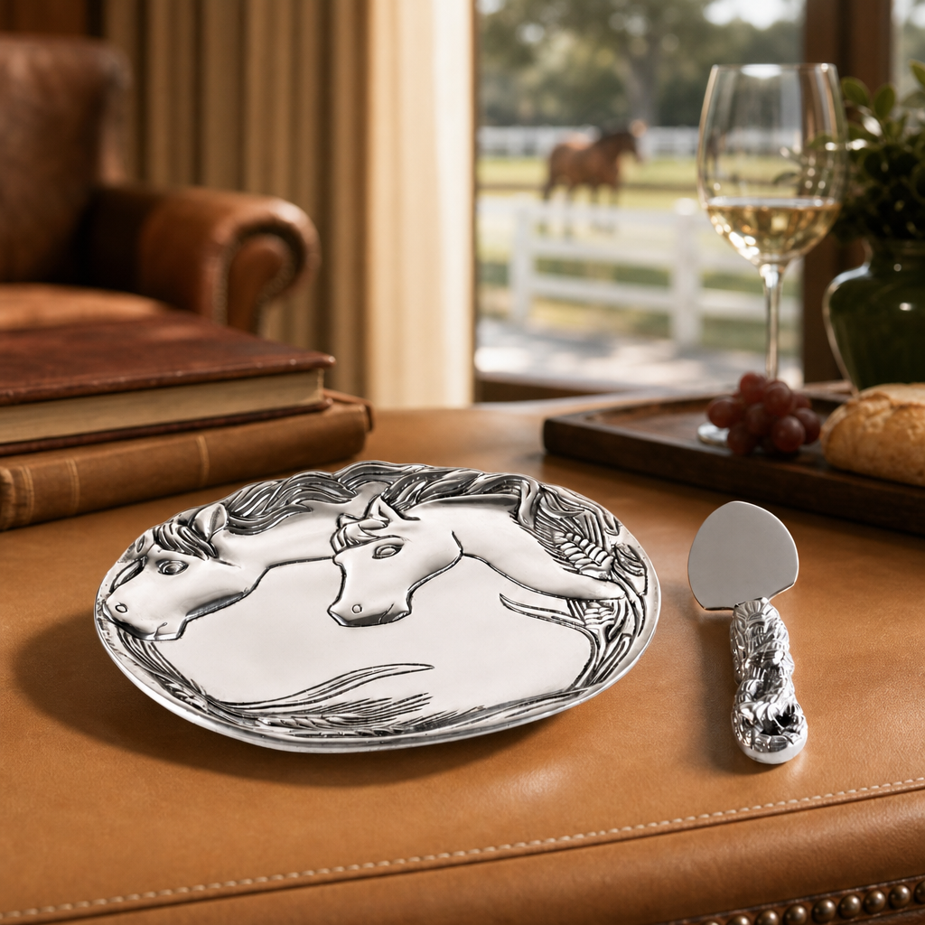 Horse Plate with Server 7