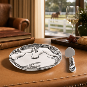 Horse Plate with Server 7
