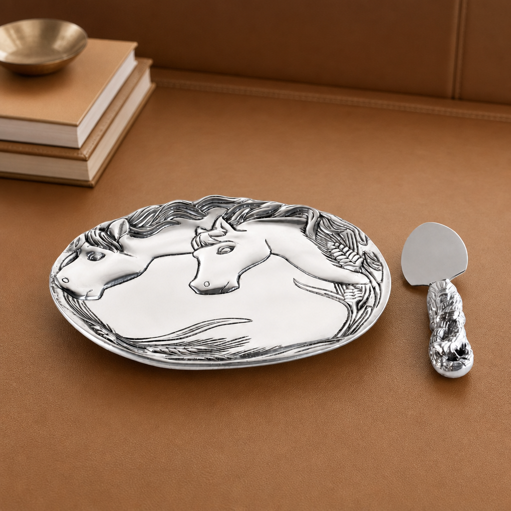 Horse Plate with Server 3