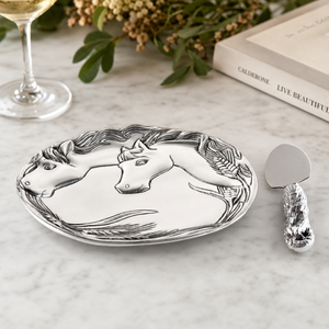 Horse Plate with Server 10