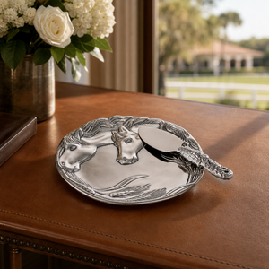 Horse Plate with Server 9