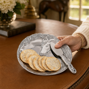 Horse Plate with Server 12
