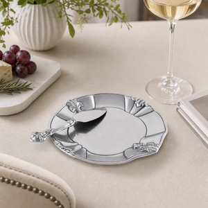 Fleur-De-Lis Plate with Server 3
