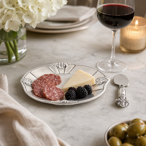 Fleur-De-Lis Plate with Server 6